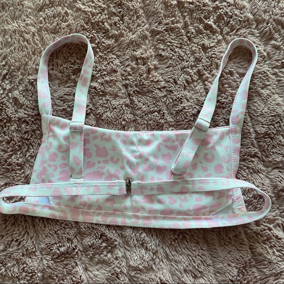 Pink Cow Print Bikini Set - Picture 3 of 6